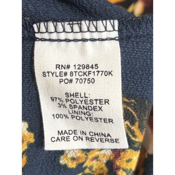 Bailey Blue Plus Size 1X Maxi Dress Angel Wing Sleeves Fall Print Boho Whimsical - Picture 8 of 12